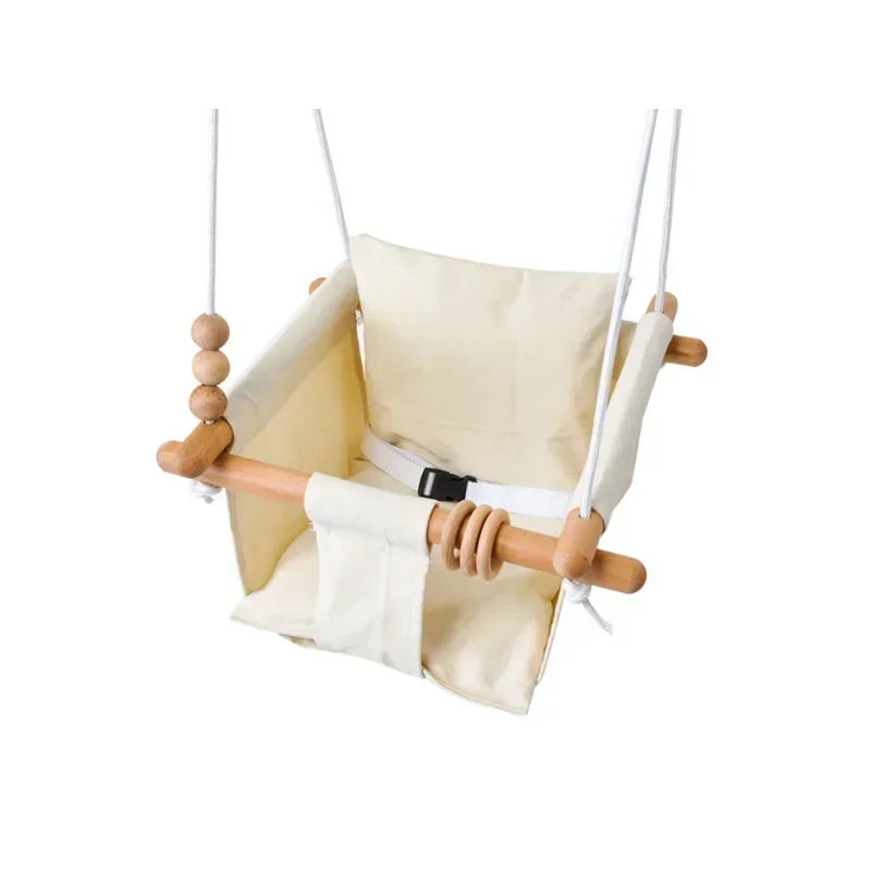Toddler Canvas Cotton Hammock Swing Indoor Outdoor Hanging Seat For Safe Play And Rest Model THS Canvas01