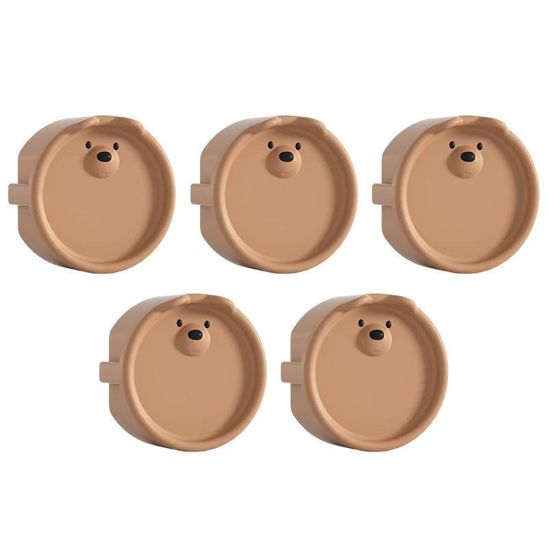 5Pcs Baby Safety Protection Socket Protective Cover for European Standard Socket Electric Shock Prevention Dust Protection Cover
