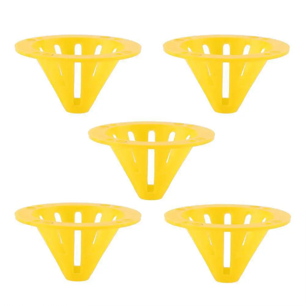 12pcs Bee Hive Escape Equipment Beekeeping One-Way Entrance Gate Cone Shape Bee Nest Door Beekeeping Supplies Tools, Yellow
