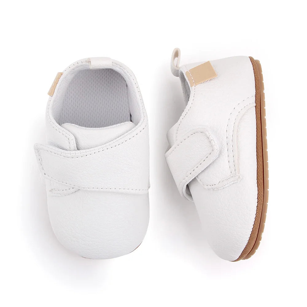 2025 Baby Casual Shoes Korean Style Non-slip Classical High Quality PU and TPR Soft and Warm Toddler Shoes for 0-18 Months D2587