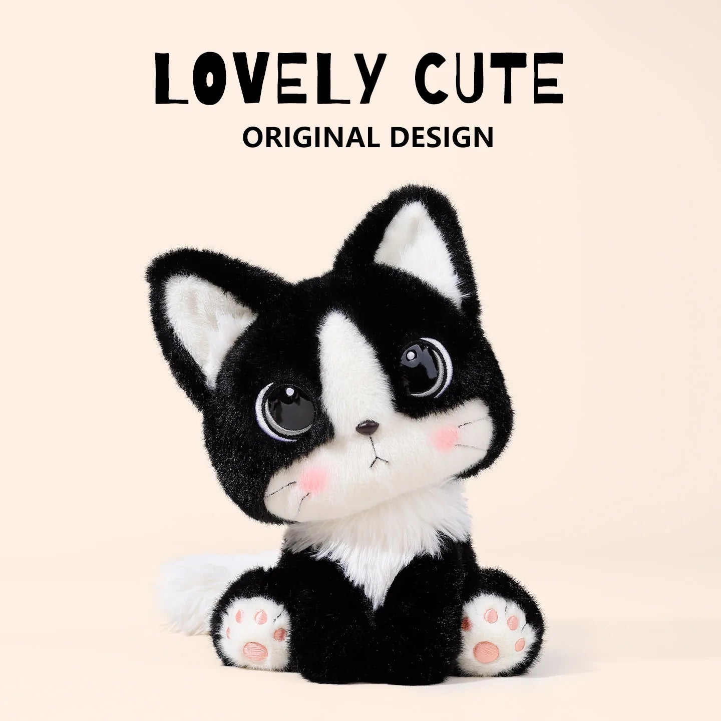 Hot Cuddly Cat Plush Toys the Healing Series Mickey Cats Brings Warmth and Peace Mind to for Children's Companionship Gifts