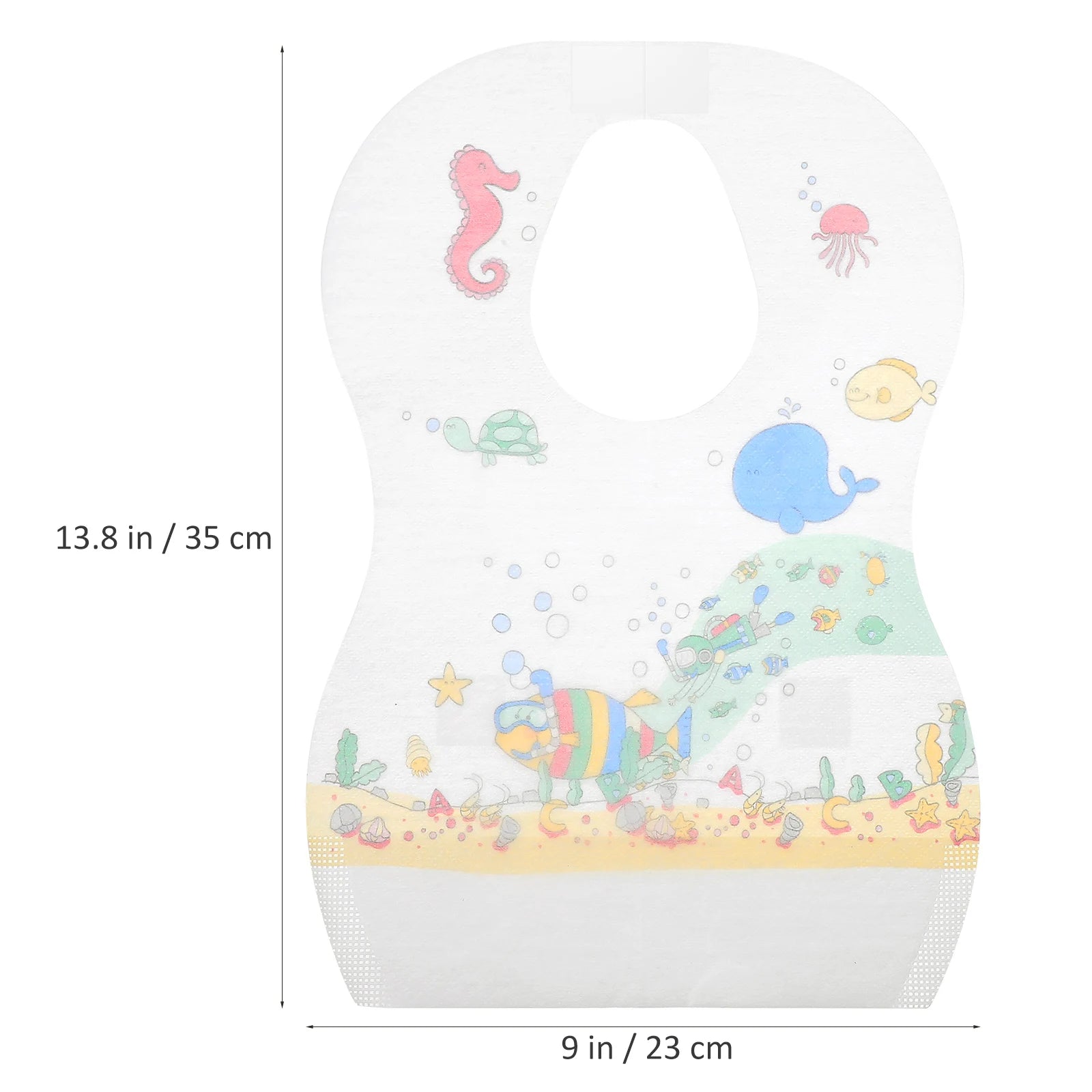 40pcs Baby Disposable Bib Teething Kids Feeding Apron Clothes Protector For Infant Toddlers   Kids Meal Baby Eating Apron