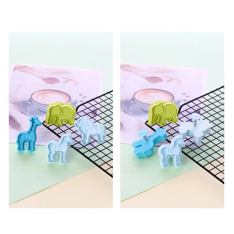 Montessori DIY 3D Animal Vegetables Fruit Plasticine Slime Mold Tool Set Kit Ability Play Dough Clay Educational toy for chidlre