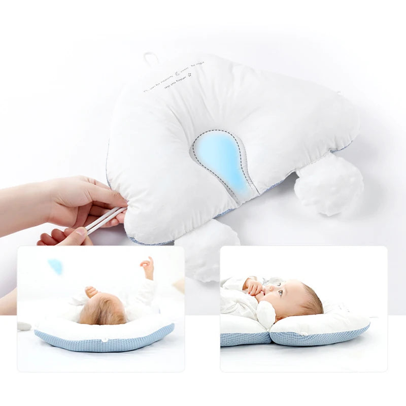 Baby Soothing Pillow Preschool Shaping Pillow Sleeping Pillow Correcting Head Deviation Newborn Preventing Head Deviation