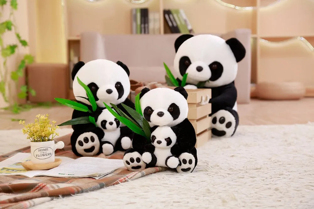 Hot Nice birthday Soft cloth Toy kids baby Lovely Bear Plush Panda Present Doll Stuffed Animals Cute Cartoon Pillow