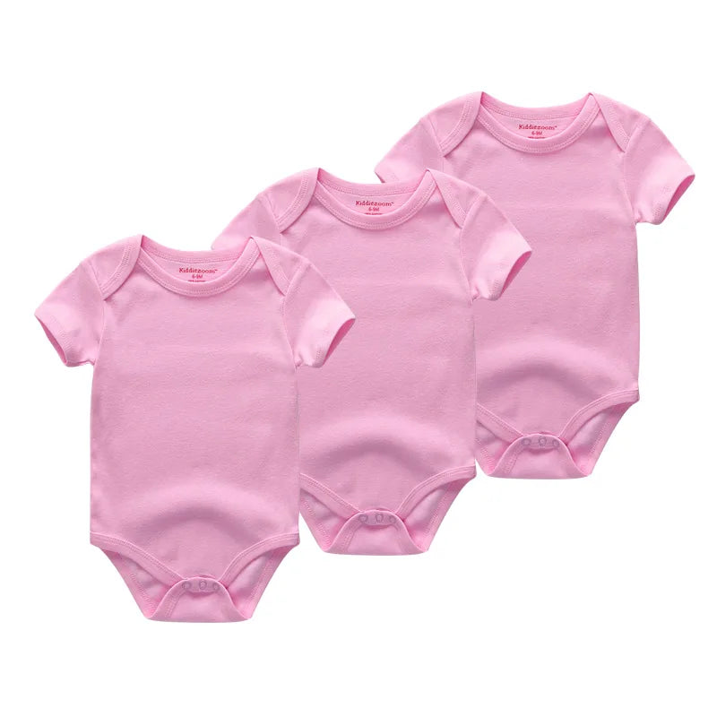 Kiddiezoom Four Seasons Unisex Baby Bodysuits 100 Percent Cotton Newborn Onesies