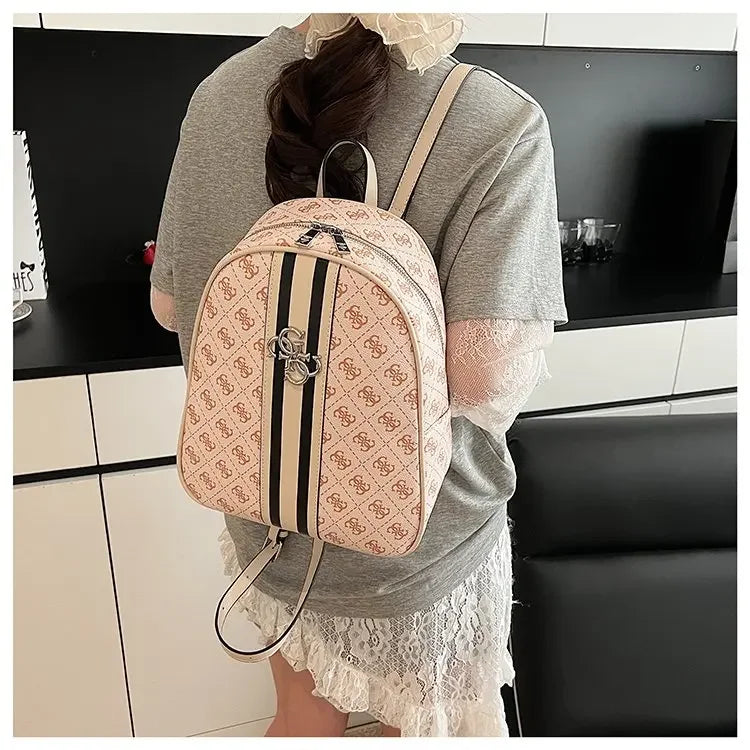 Elegant Leather Vintage Diaper Bag: Luxury Crossbody Handbag For Women With Designer Letter Logo And Large Tote Capacity