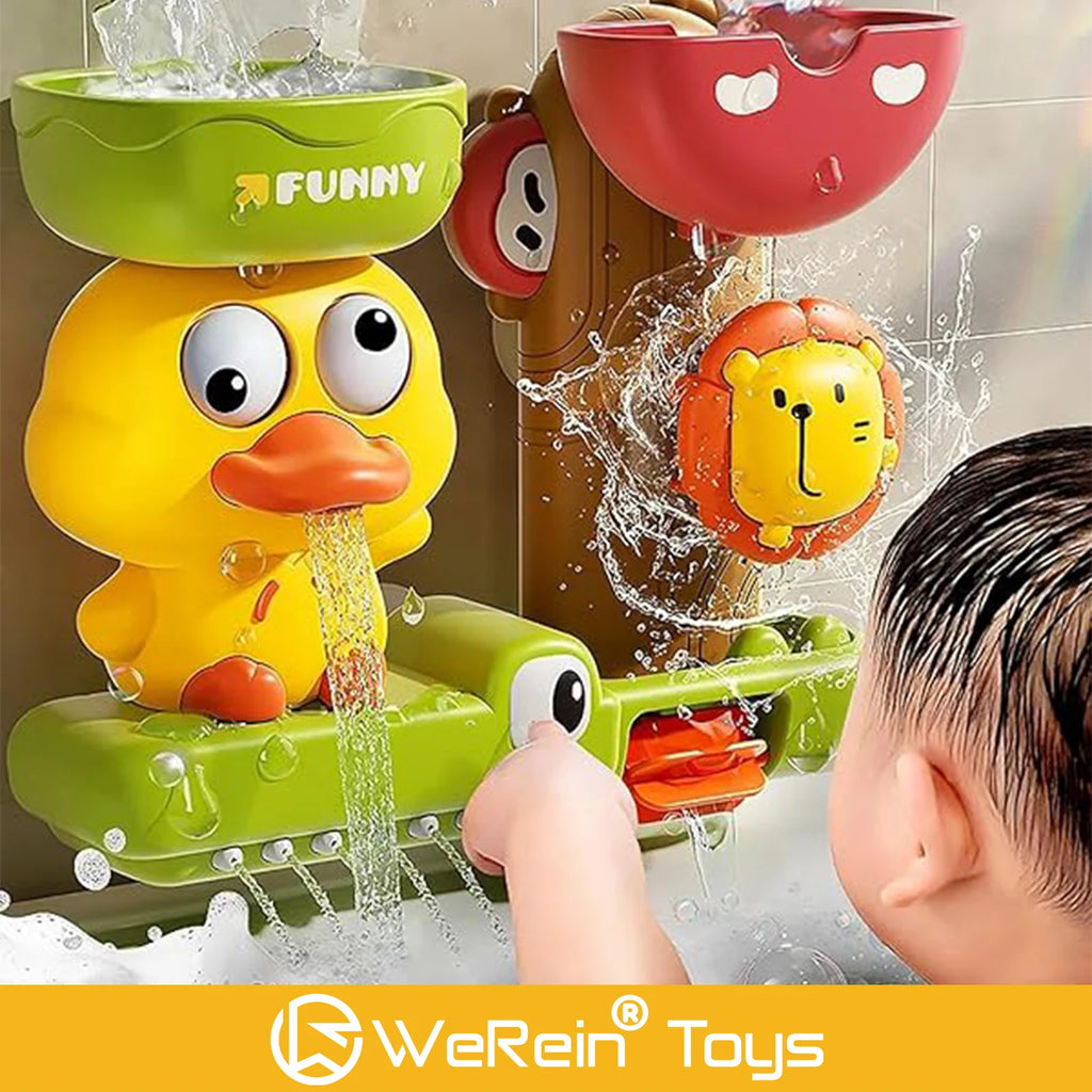 Adorable Little Yellow Duck Bath Tub Toy for Kids Fun Water Play Cute Bathtime Entertainment