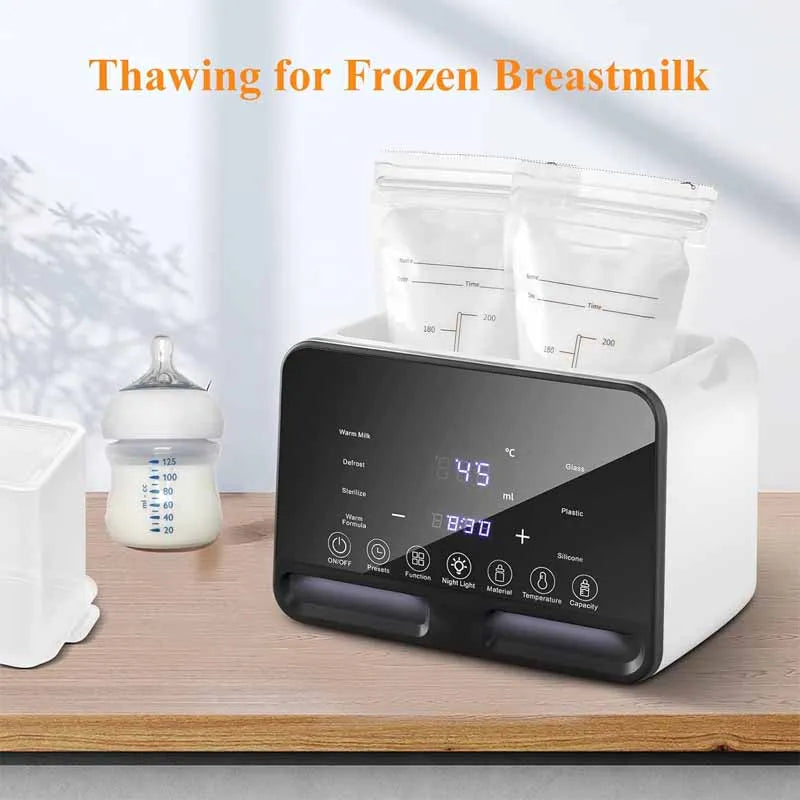 Baby Bottle Warmer Sterilizer Multifunction Fast Milk Bottle Warmers with Timer Accurate Temperature Control Newborn Accessories