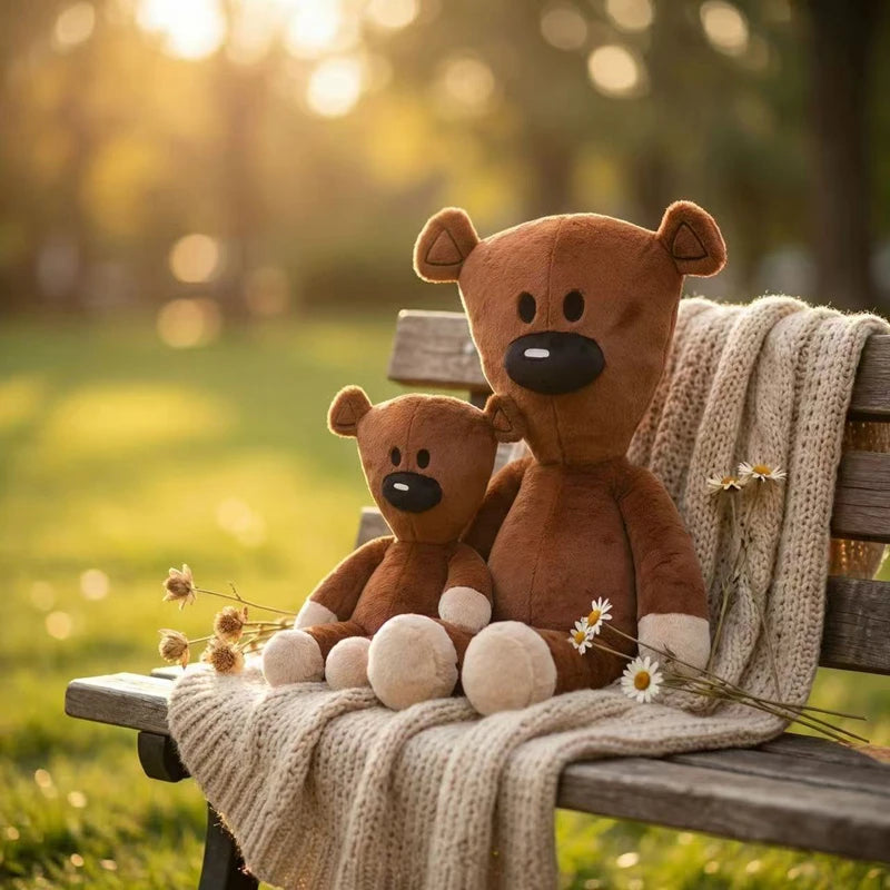 Cute High Quality Fun Mr Bean Teddy Bear Plush Toy Stuffed Animals Cute Coffee Baby Doll Mini Pillow Decor Soft Children Birthda