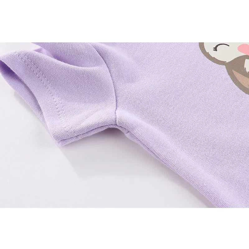 Catoon 3 Pcs/Lot Baby Girls Bodysuits 100%Cotton Soft Newborn Onesies Summer Infant Clothes
