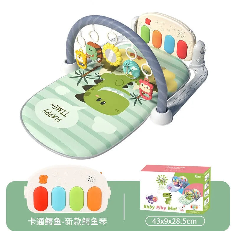 Multifunctional Fitness Frame Baby Floor Mat Play Gym With Piano Keys And Educational Toys Model 001