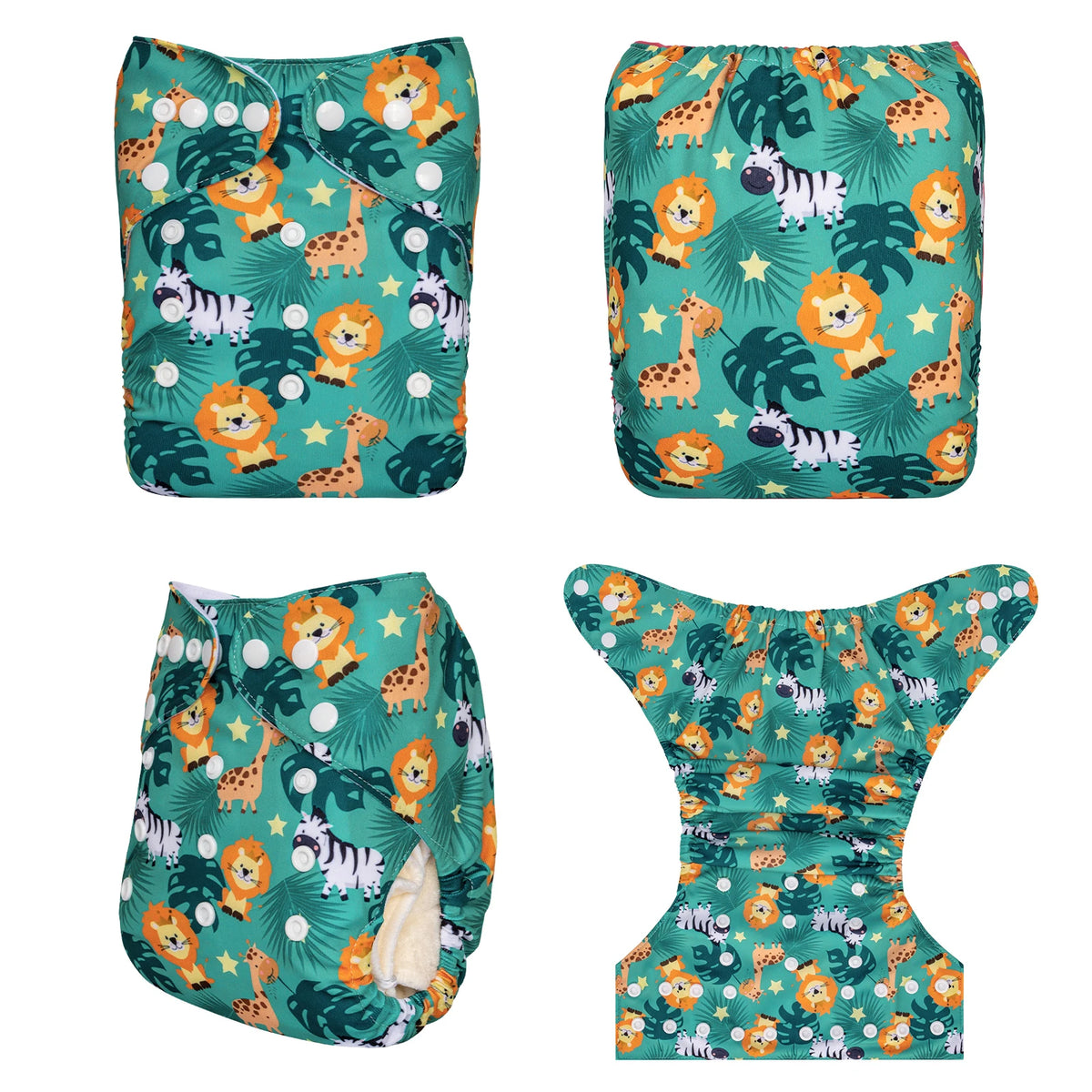 ALVABABY One Size Cloth Diaper Reusable Modern Cloth Nappy Digital Position Pocket Diaper Shell