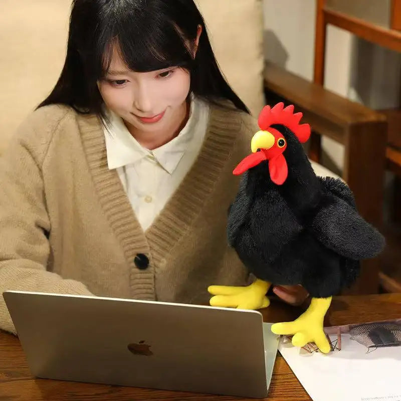 Latest Cake Bear Pendant Big Rooster Doll Kawaii Stuffed Plush Toy Doll Cartoon Anime Cute Pillow Children's Birthday Gift Doll