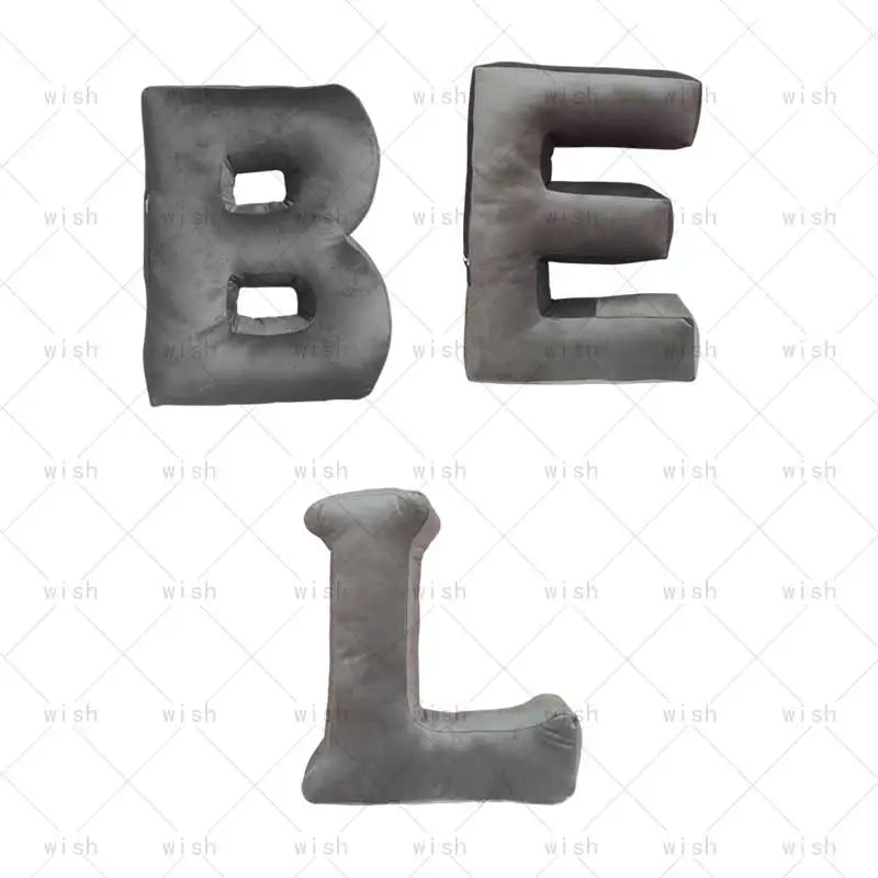 26 Letters Throw Pillow Hand Crafted for Children Decor and Photography Backdrop Prop