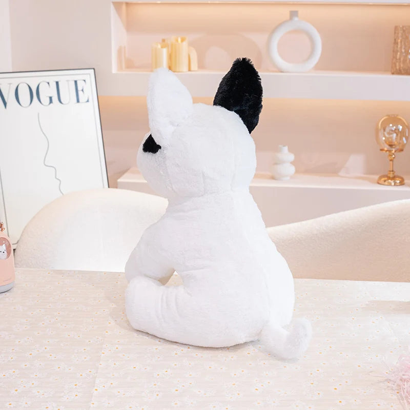 New 40/50cm Sitting Posture Bull Terrier Plush Toys Kawaii Pet Dog Stuffed Animal Toy Sleep Mate Throw Pillow Kid Birthday Gift