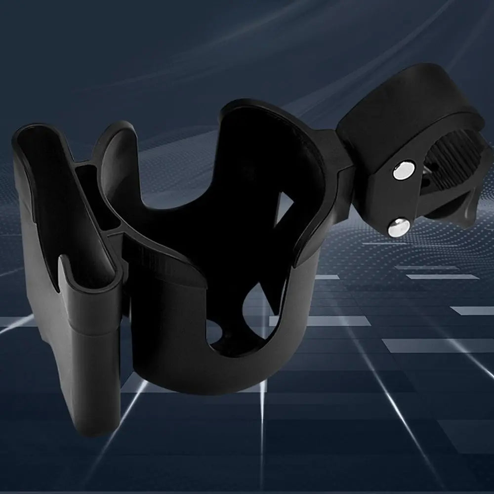 Baby Stroller Water Cup Holder Baby Pram Anti-Slip Milk Bottle Rack 360° Rotate Multi-function Mobile Phone Holder