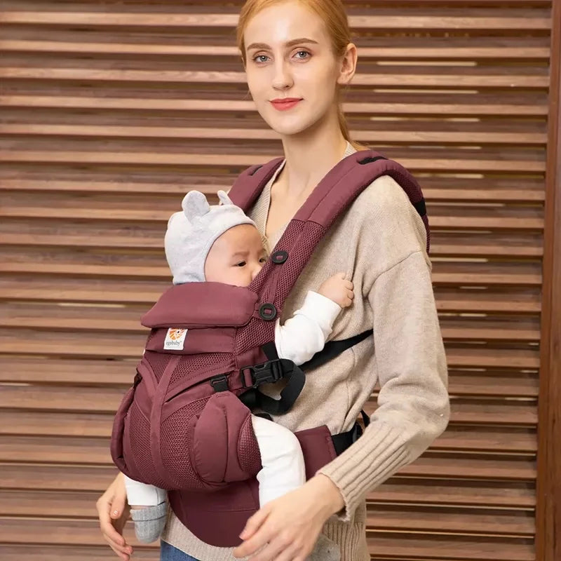 Ergobaby All-Round Carrier Breathable Mesh With Enhanced Lumbar Support 7-45 Lbs