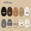 10 Pairs Baby Socks Unisex Boys Girls Socks Cute Cartoon Pattern Four Seasons Kids Socks Comfortable Breathable Festival Gift