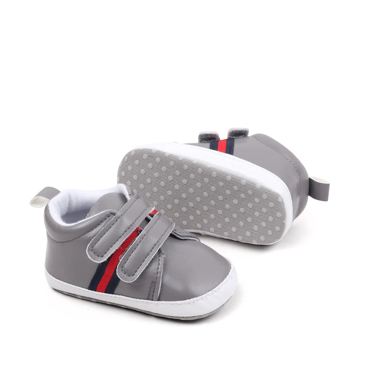 2025 Spring and Autumn Baby Boys Girls First Walking Indoor Outdoor Toddler Shoes Casual Sports Design PU Leather For 0-18M