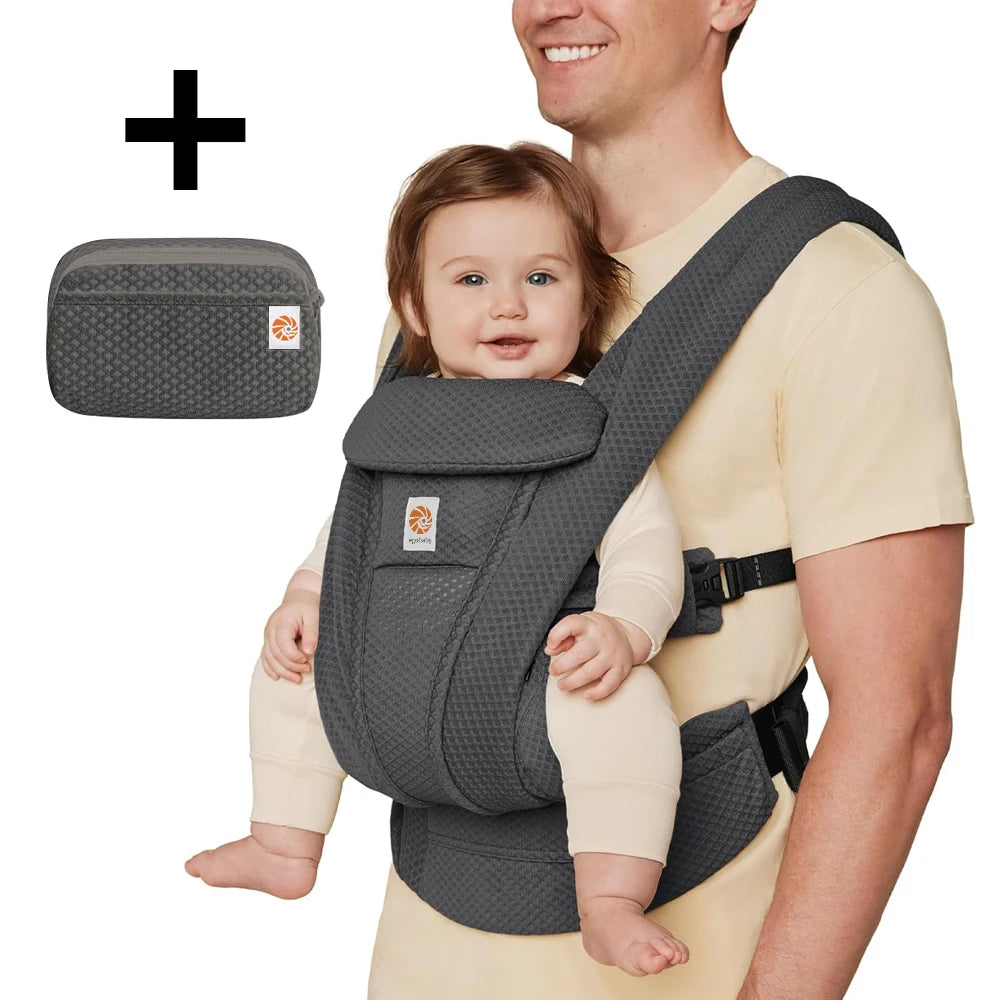 Ergobaby All-Round Carrier Breathable Mesh With Enhanced Lumbar Support 7-45 Lbs