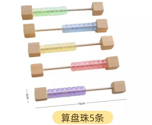 DIY Montessori Busy Board Wooden Educational Toy Model Dm01 With Hand Pulled Wheel Gear Drum Car Castle For Children