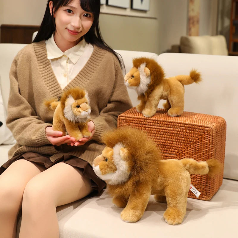 Hot Soft Cute Lion Pillow Funny Gift For Home Decor Bed Sofa Office Cushion With Non Slip Bottom Machine Washable High Quality