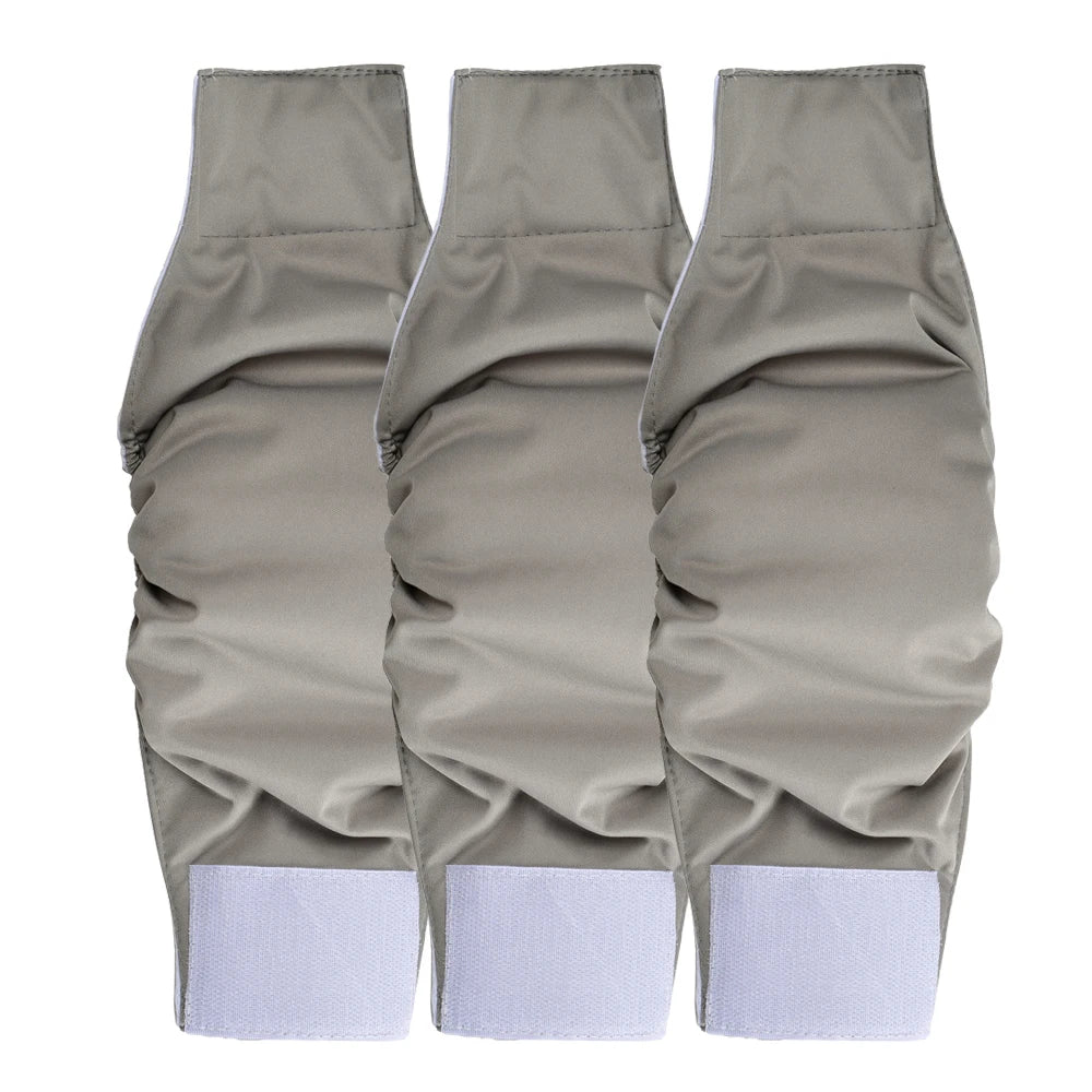 3pcs Dog Diapers Male Reusable Physiological Pants for Small Medium Dogs Anti-Side Breathable Puppy Cloth Nappies Pet Shorts