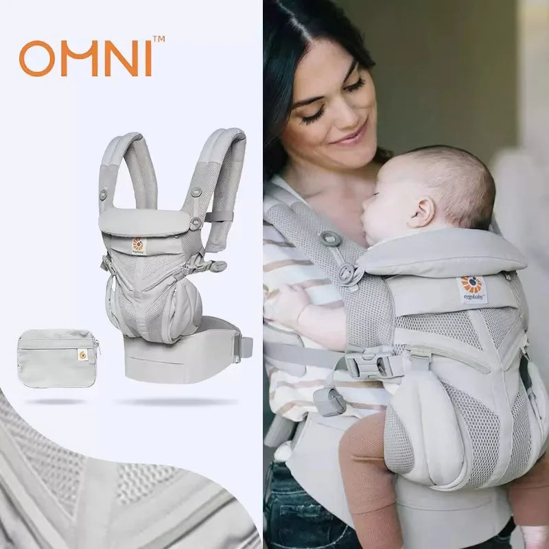 Ergobaby All-Round Carrier Breathable Mesh With Enhanced Lumbar Support 7-45 Lbs