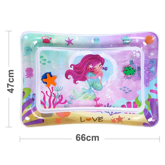 Baby Water Play Mat Inflatable Toys PVC Children's Mat For Tummy Time And Educational Play