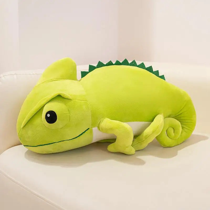 Hot Chameleon Plush Toy Crawling Lizard Doll Soft Stuffed Toy For Kids Model 2026