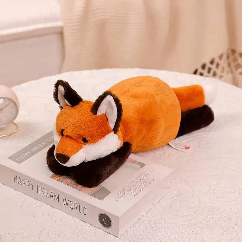 Hot Cute Forest Animal Plush Doll Pillow Long-Arm Raccoon Crocodile Sloth Fox Home Decor Toy Model HC-FA01