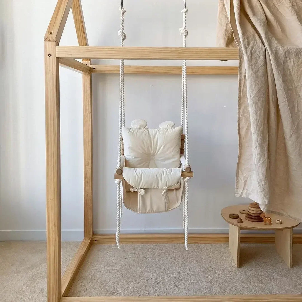 Baby Swing Ins Style Infant Household Indoor Hanging Chair Baby Small Hanging Basket Swing Cloth Rocking Chair Photography Props