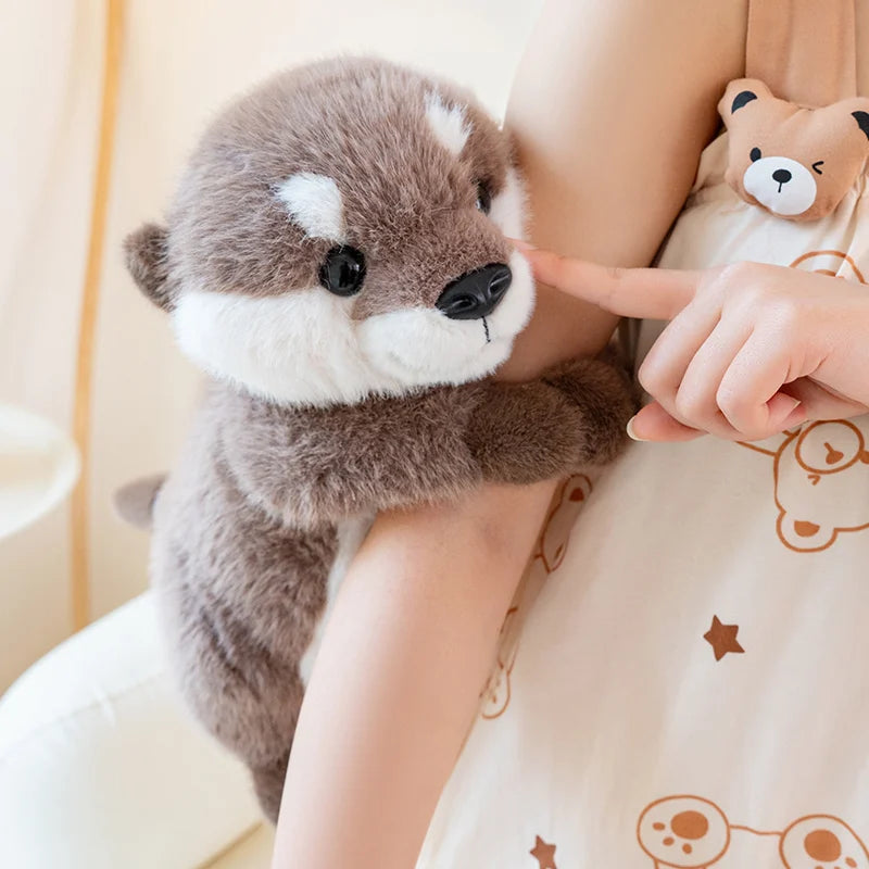 25/35cm Otter Plush Toy Arm with Magnetic Force Cute Stuffed Soft Animal Doll Arm for Birthday Gift And Decor