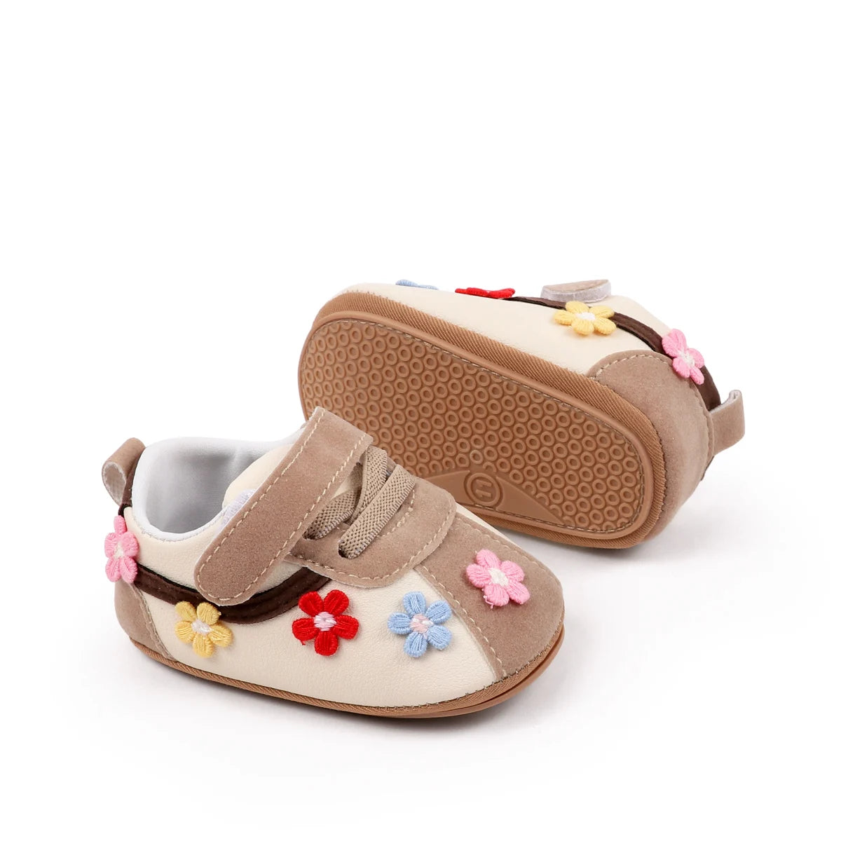 Spring And Autumn Baby Boys And Girls First Walking Toddler Shoes 0-1 Years Old High Quality Sneaker PU Leather TPR Sole