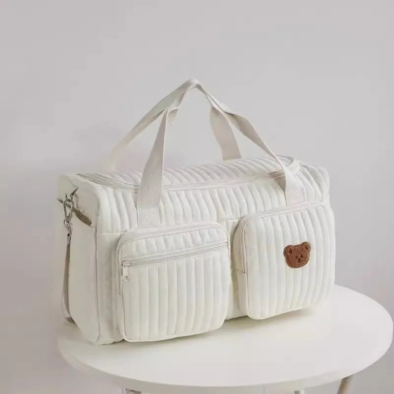 Large Capacity Mommy Bag Luggage Diaper Bag Portable Shoulder Handbags Maternity Travel Tote with Pockets Mother Kids