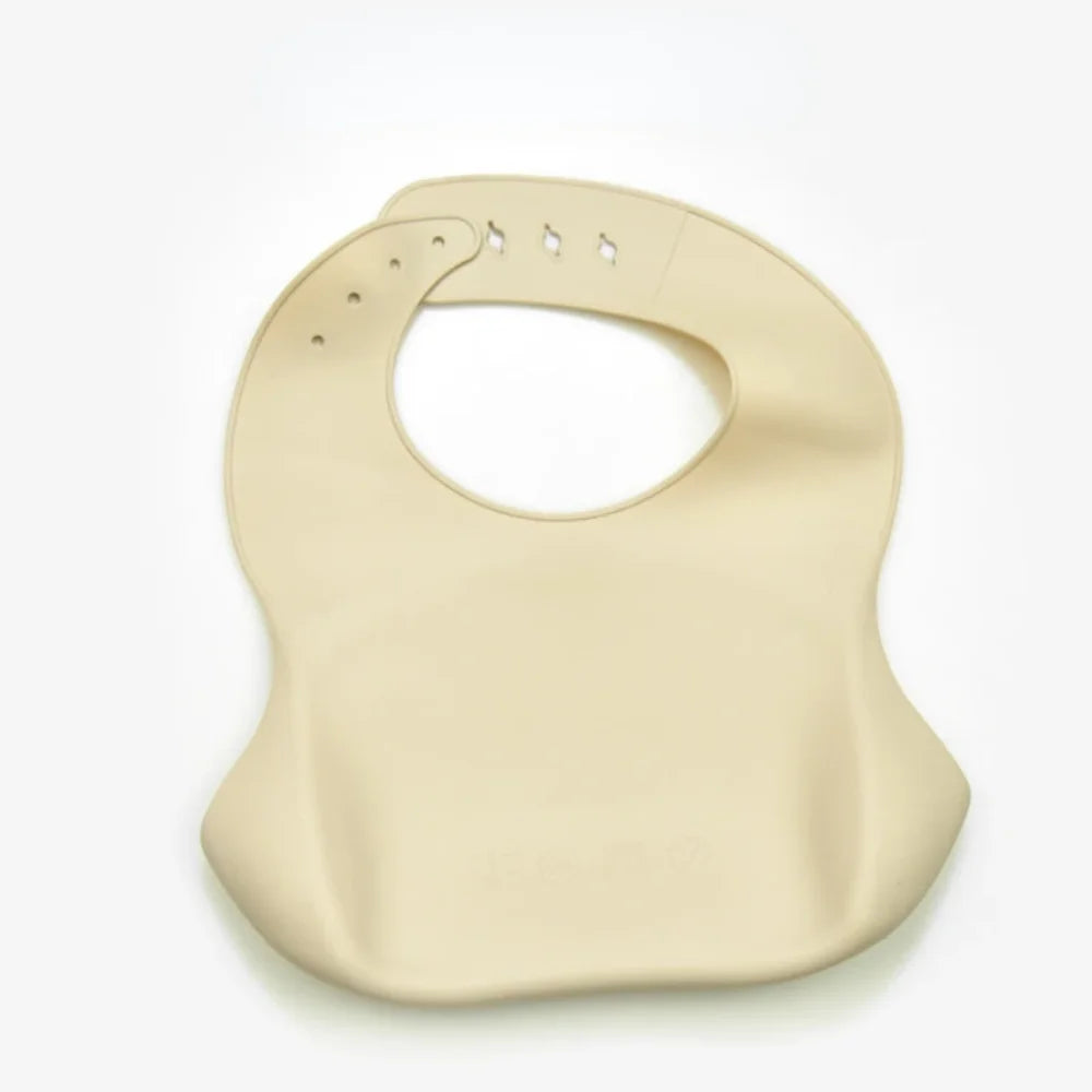 New Baby Bibs BPA Free Waterproof Soft Silicone Saliva Solid Dripping Bib Cartoon Print Adjustable Lunch Aprons Baby Accessories