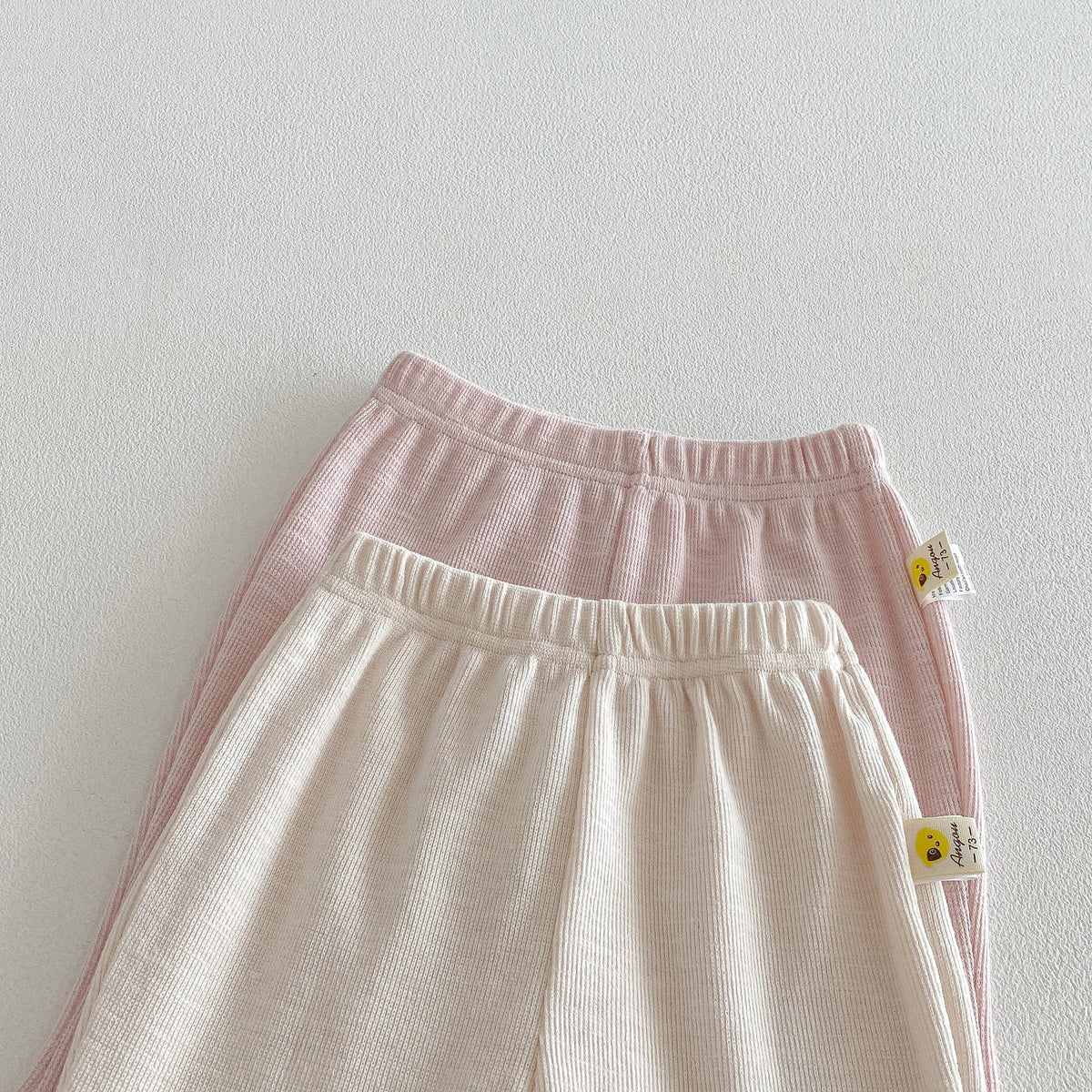 Girls' Fashion Set 2026 Korean Style Spring-Autumn Net Scarfed Bowknot baby Shirt with Flared Pants - Girls' Two-Piece Set