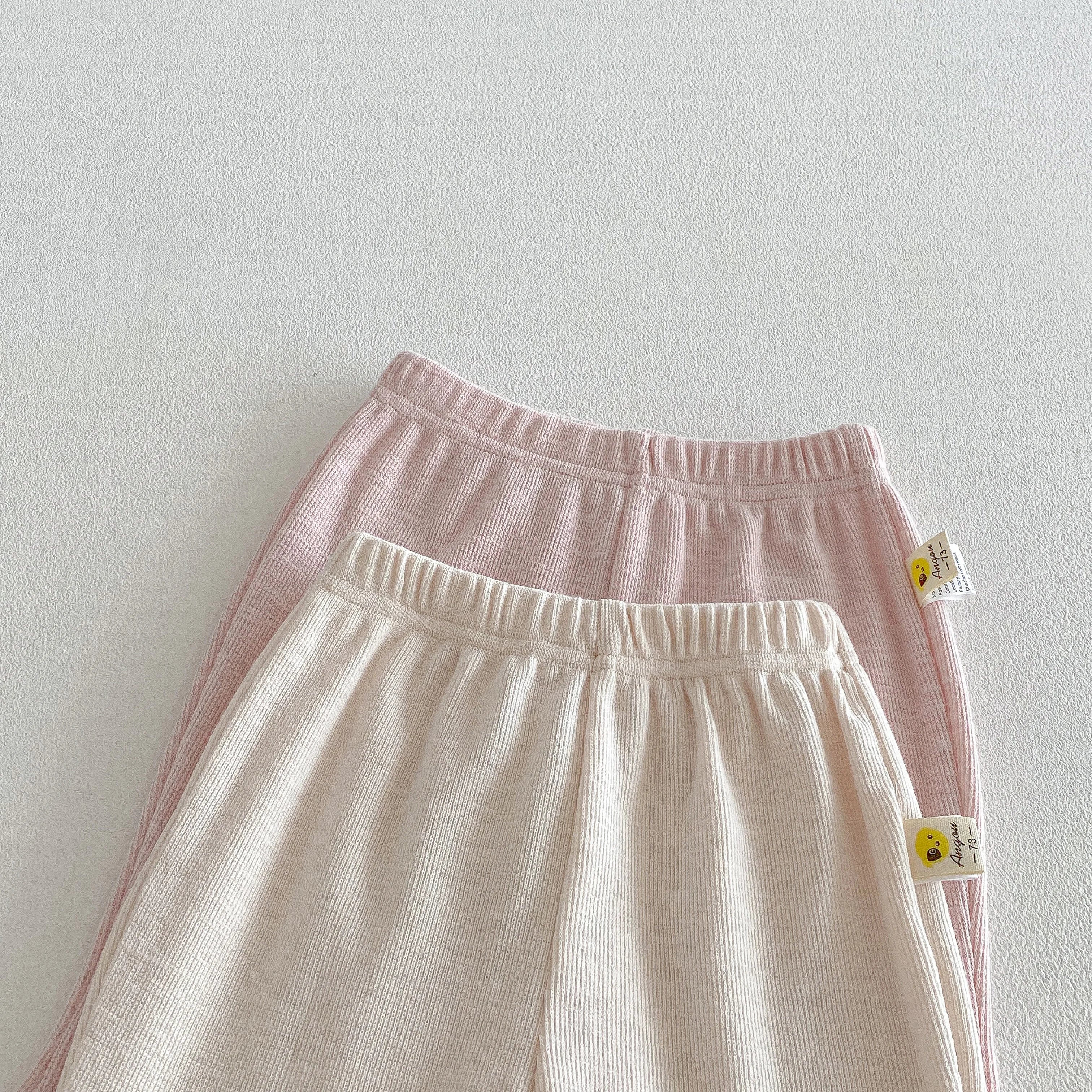 Girls' Fashion Set 2026 Korean Style Spring-Autumn Net Scarfed Bowknot baby Shirt with Flared Pants - Girls' Two-Piece Set