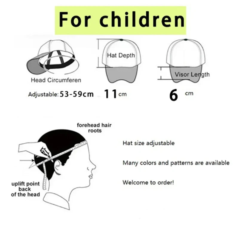 Capibara Baseball Cap Girls Women Anime Capybara Letter A-Z Sun Hat Kids Adult Summer Breathable Mesh Sunbonnet Outdoor Headgear