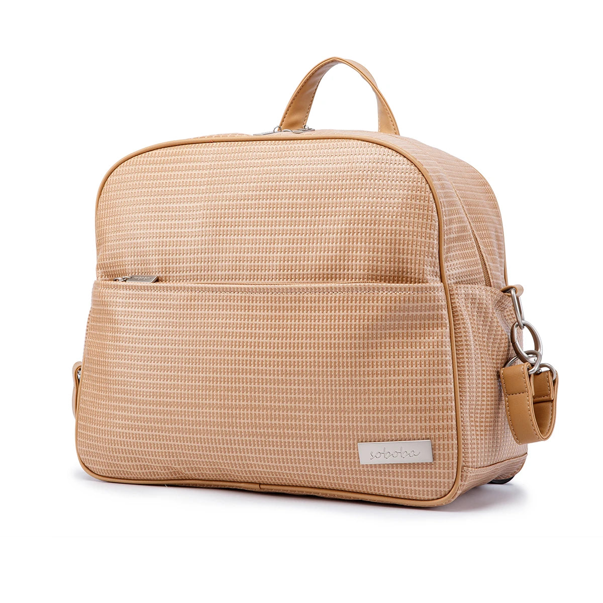 Soboba Diaper Backpack For Moms, Large Capacity Waterproof Eco Friendly Fabric Diaper Bag