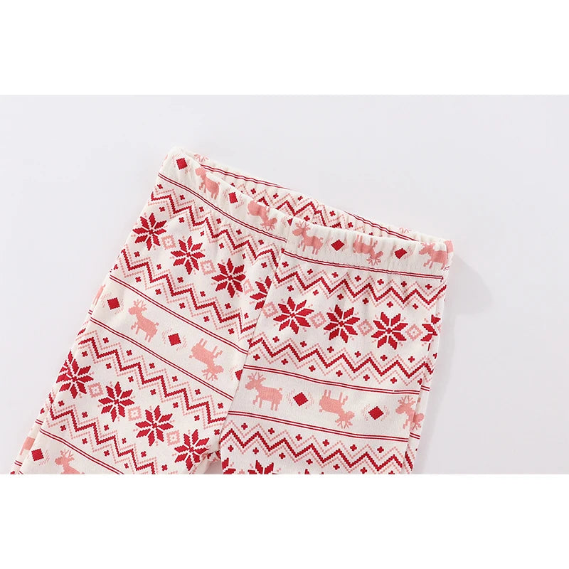 Fashion Christmas Cute Newborn Long Sleeve Bodysuits+Pants+Headband Baby Clothing Set Infant Gift
