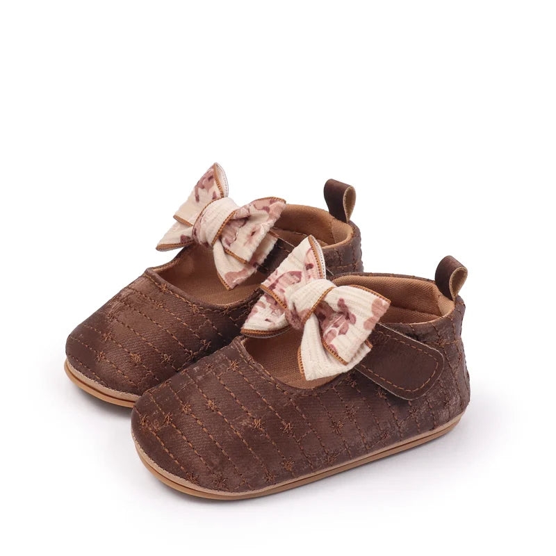 New Spring And Autumn Baby Girls First Walking Indoor Outdoor Toddler Shoes With Fashion Design For 0-18M Baby Princess Shoes