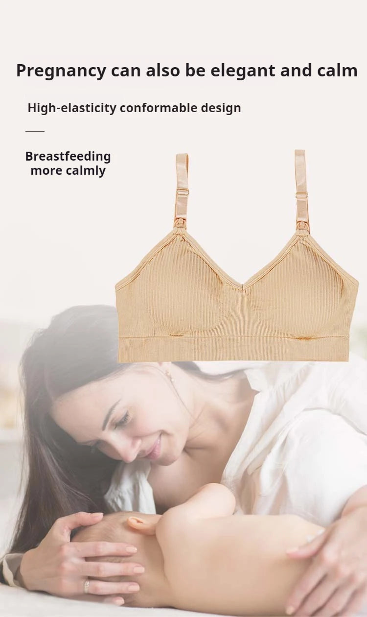 High Quality Plus Size Nursing Bra Breathable Women Breastfeeding Underwear Seamless Maternity Bra Push Up
