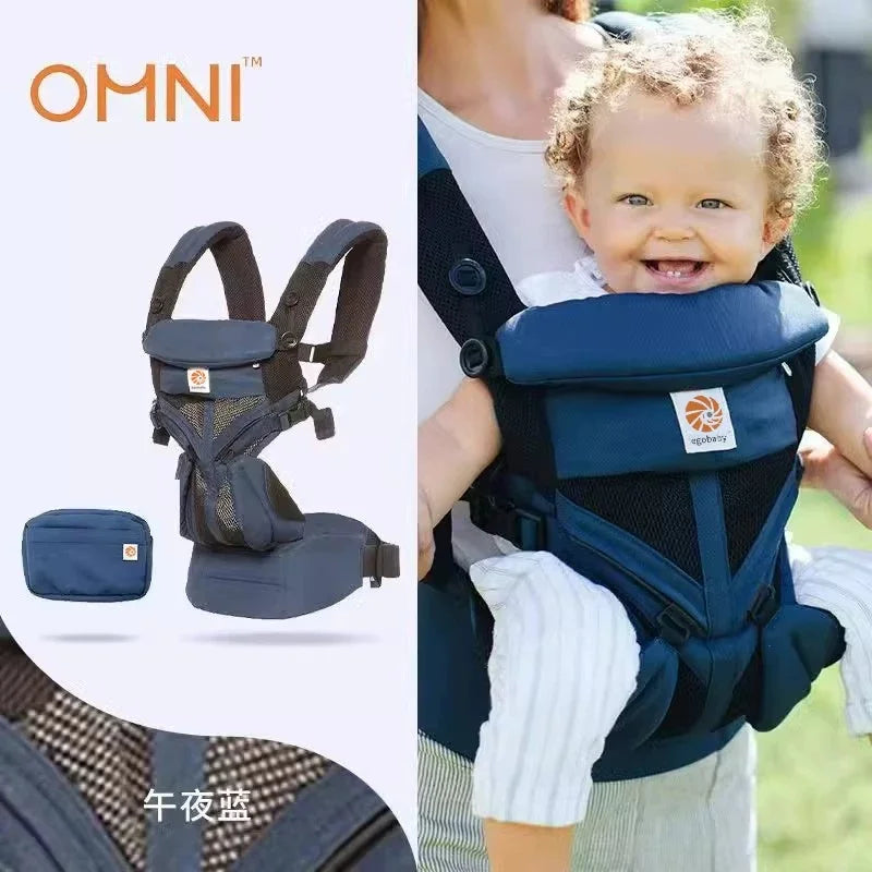 Ergobaby All-Round Carrier Breathable Mesh With Enhanced Lumbar Support 7-45 Lbs