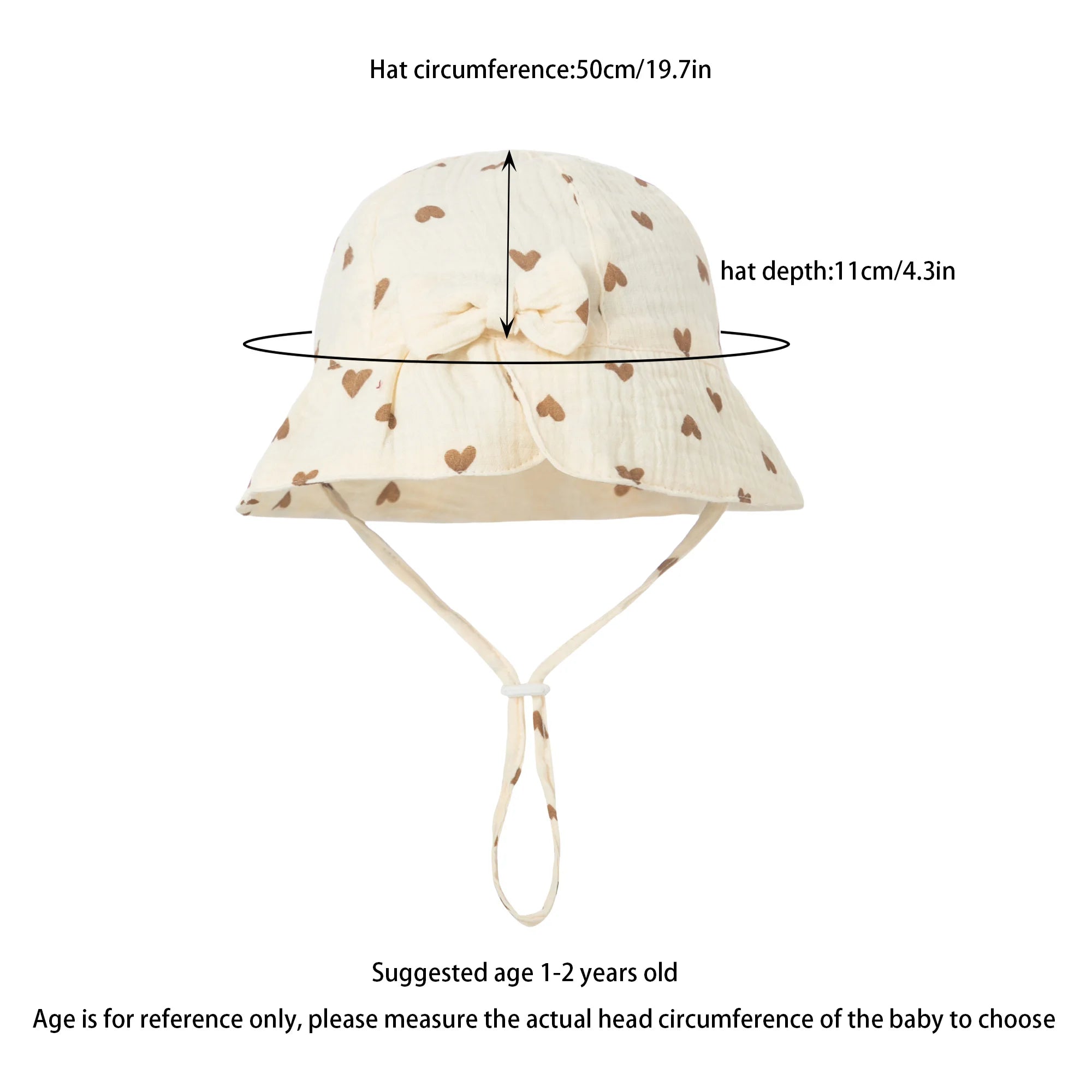 Baby 100% pure cotton bow fisherman hat | Soft and skin friendly new bucket hat | Multiple colors to choose from，Preschool hat