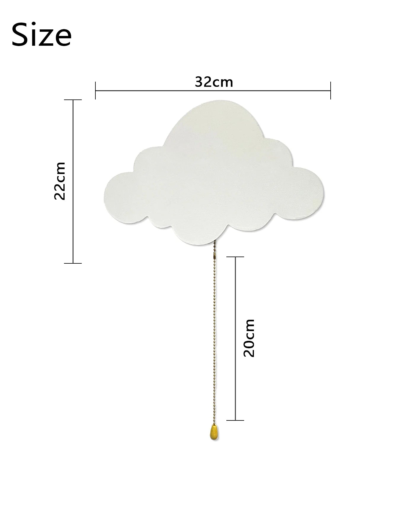 Cloud Light - Floating Cloud Wall Lamps for Nursery & Kids' Bedrooms | Battery-operated Hanging Night Lights