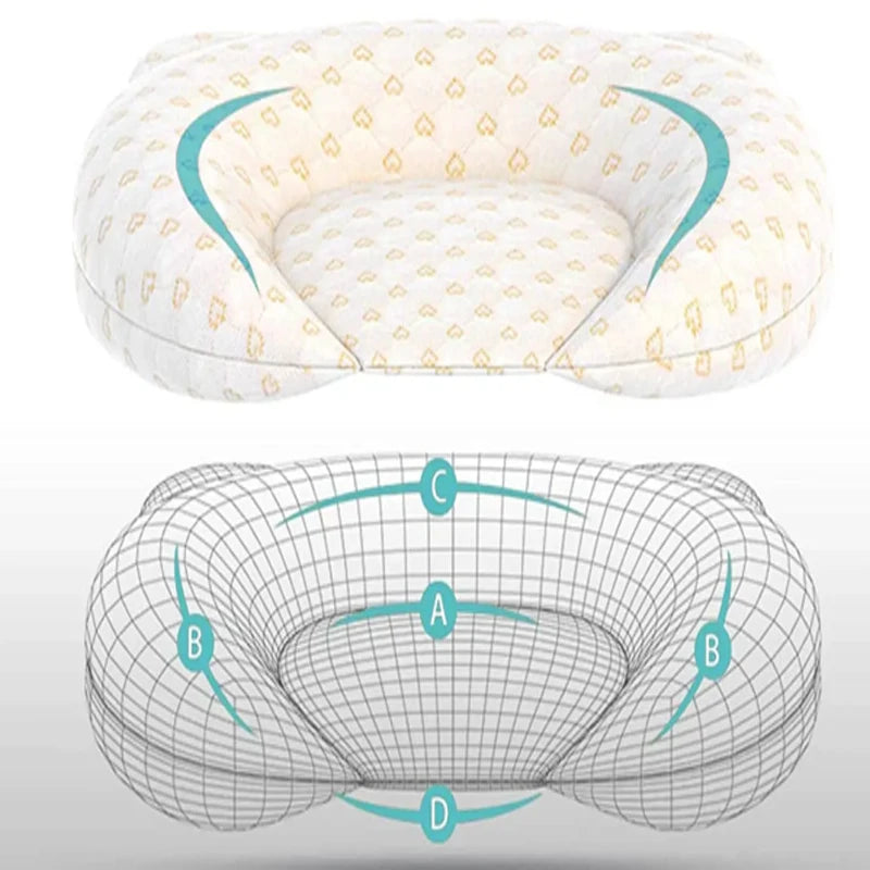 Baby Newborn Pillow Head Protector Sleeping Protection Cotton Pillows Infant Travel Cushion Baby Bedding For 0-12 Month