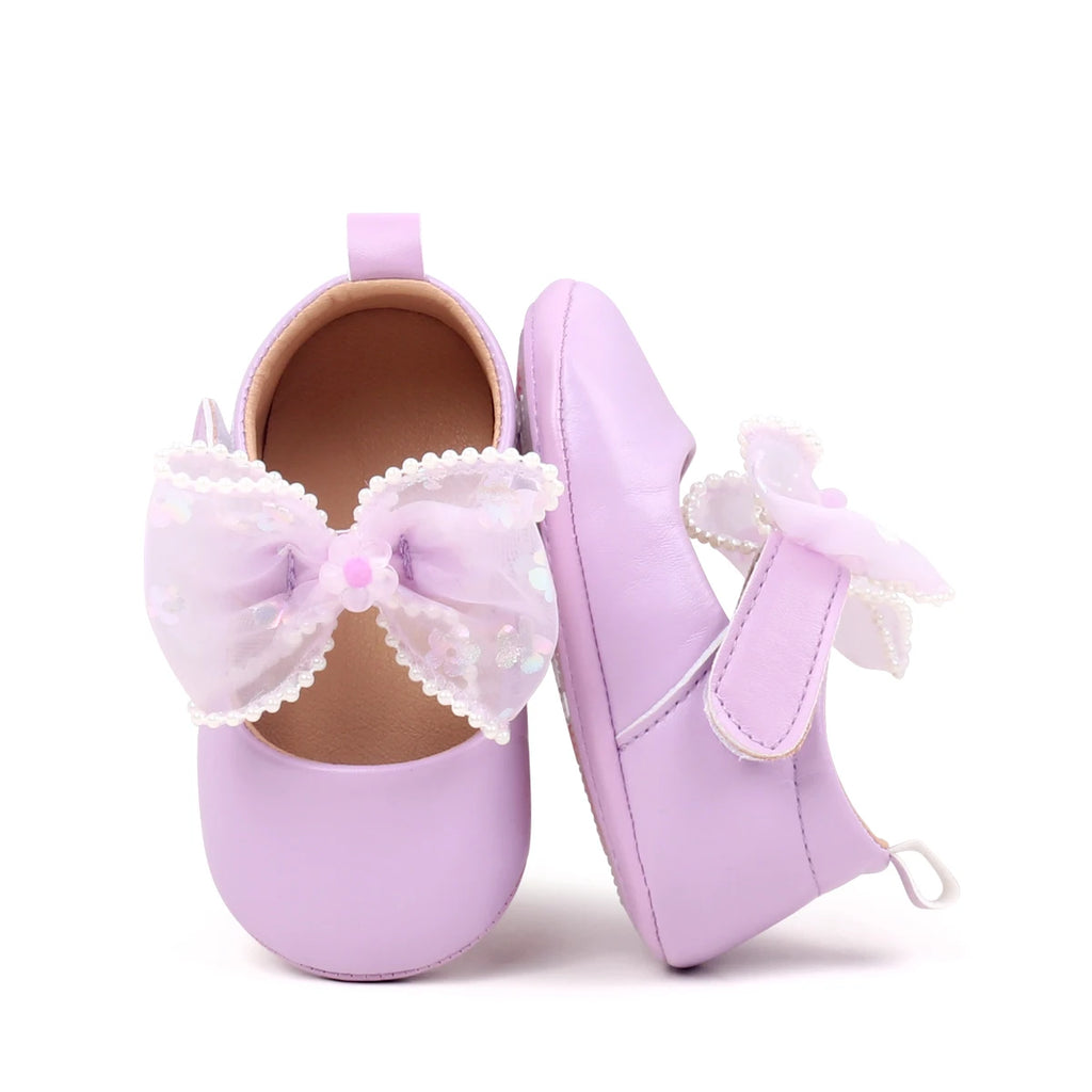 Spring Early Season New Style Rubber-Soled Anti-Slip Girls' Low-Top Toddler Shoes Stylish And Simple Front-Facing Shoes