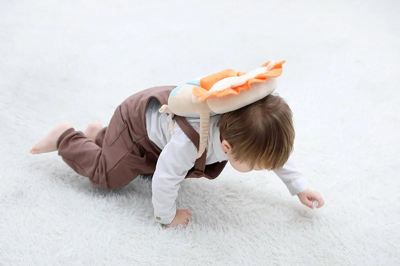 1-3T Toddler Baby Head Protector Backpack Pillow Safety Pad Cushion Prevent Injured Cartoon Security Pillow Protective Headgear